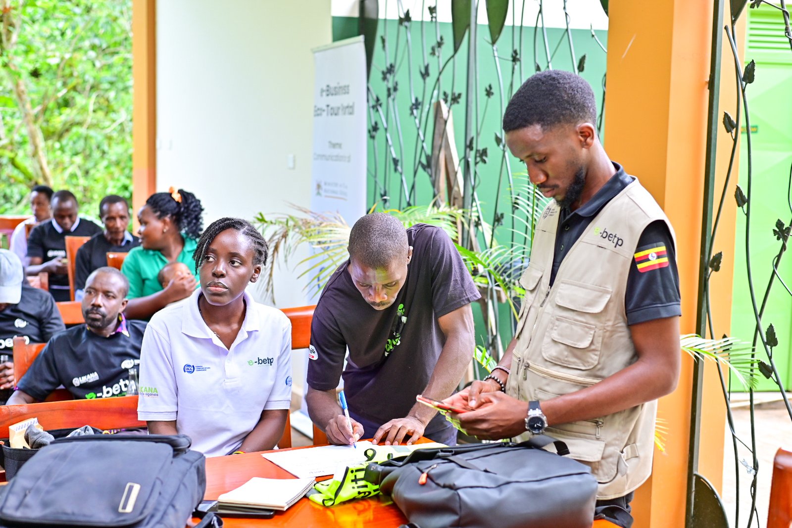 Digital training session, Kibale
